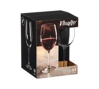 Vivalto Coupe Ronde 530 ml Verre Transparent 9x24.5x9 cm (Set de 24)