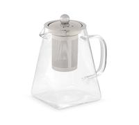 VIVALTO Théière en verre et acier 800ml