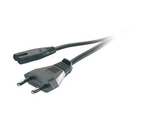 Vivanco 46/80 125B Noir 1,25 m Coupleur C7 CEE7/16