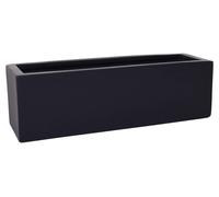 VIVANNO Bac à fleurs en fibre de verre FLOBO Bac, anthracite mat - 60x17x15 cm