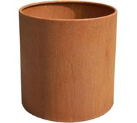 VIVANNO Bac à plantes en acier Corten NEW RONDO Rond, patine brun rouille - 50 x 50 cm