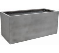 VIVANNO Bac à plantes en fibre de verre MAXI, gris béton, design béton - 60 x 30 x 30 cm