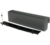 VIVANNO Balconnière avec Support & système d'arrosage BALKONA Classico Gris foncé 80 cm de Long