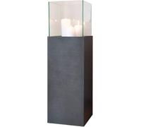 VIVANNO Colonne-photophore Candela 80 cm - Lanterne décorative Aspect béton Anthracite