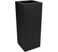 VIVANNO Jardinière Cache-Pot Colonne en Fibre de Verre Anthracite Bloc 100x40x40