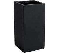 VIVANNO Jardinière Cache-Pot Colonne en Fibre de Verre Anthracite Bloc 80x40x40