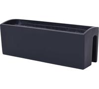 VIVANNO Jardinière en fibre de verre BALKONA CLASSIC Jardinière, anthracite mat - 60x19x21,50 cm