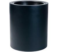 VIVANNO Jardinière en fibre de verre ESTRA Coupe, anthracite mat - 35x40 cm