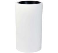 VIVANNO Jardinière en fibre de verre ESTRA Coupe, blanc mat - 35x60 cm