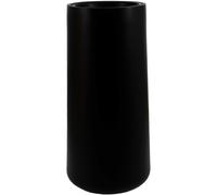 VIVANNO Jardinière en fibre de verre, modèle EKZITA, colonne, noir mat - 38x80 cm