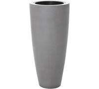 VIVANNO Jardinière Jardinière en Fibre de Verre City Aspect béton Gris - 80x37