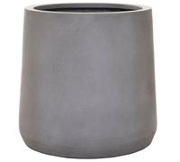 VIVANNO Jardinière Pot de Fleurs en Fibre de Verre Aspect béton, 40x38 cm, résistant aux intempéries et au Gel, pour l'intérieur et l'extérieur