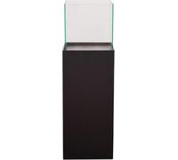 VIVANNO Photophore-Colonne Candela Lanterne décorative Noir Mat Hauteur 80 cm