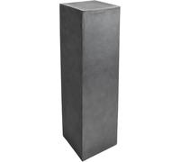 VIVANNO Podestat Colonne décorative Stèle Présentoir à Fleurs Fibre de Verre Design béton Anthracite 30x30x100