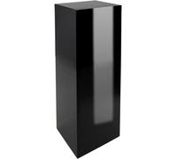 VIVANNO Podium en fibre de verre PODIUM Colonne, noir brillant - 30x30x80 cm