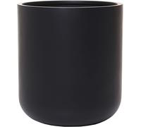VIVANNO Pot de fleurs en fibre de verre CHICO Rond, anthracite mat - 45x50 cm
