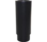 VIVANNO Pot de fleurs en fibre de verre ESCADA Rond, noir mat - 35x90 cm