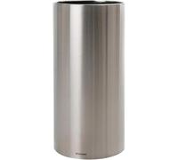 VIVANNO Pot de Fleurs Estra INOX - Jardinière Ronde 70 x 35 cm | Pot de fleurs rond en acier inoxydable V2A brossé, résistant aux intempéries, usage intérieur et extérieur