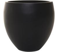 VIVANNO Pot de Fleurs Pluto - Jardinière en Fibre de Verre - Anthracite (40x40 cm)