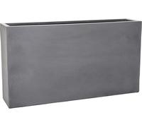 VIVANNO, séparateur de pièce en fibre de verre, modèle ELEMENTO SLIM, finition gris béton, design béton - 90 x 20 x 50 cm