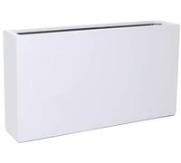 VIVANNO Séparateur de pièce fibre de verre ELEMENTO SLIM caisson, blanc mat - 90x20x50 cm