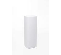 VIVANNO Socle en fibre de verre INCURVO PODEST, blanc mat - 34 x 34 x 100 cm