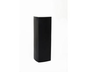 VIVANNO Socle en fibre de verre INCURVO PODEST, noir mat - 34 x 34 x 100 cm