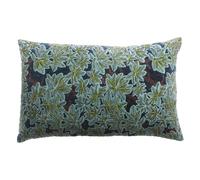 Vivaraise Coussin imprimé Ariane petrole 40 x 65 cm