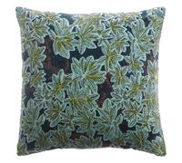 Vivaraise Coussin imprimé Ariane petrole 45 x 45 cm
