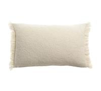 Vivaraise Coussin uni Jane Neige 30 x 50 cm