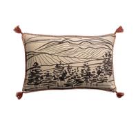 Vivaraise DUSKO HOUSSE DE COUSSIN BRODE SIENNE