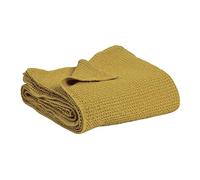 Vivaraise - Jeté de lit et de canapé Maïa - Couverture d'appoint, Couvre-lit, Couette légère - 100% Coton - Tissage nid d'abeille