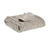 Vivaraise - Jeté de lit et de canapé Tana - Couverture d'appoint, Couette légère réversible - 100% Coton lavé Stonewashed - Tissage nid d'abeille
