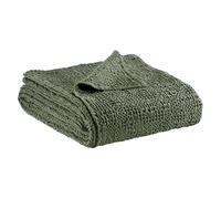 Vivaraise - Jeté de lit et de canapé Tana - Couverture d'appoint, Couette légère réversible - 100% Coton lavé Stonewashed - Tissage nid d'abeille