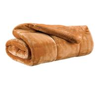 VIVARAISE Plaid Betender ocre - 130 x 180 cm
