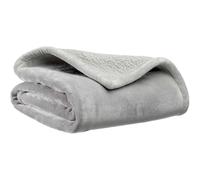VIVARAISE Plaid Michka Polyester - 220 x 180 cm - Perle