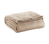 Vivaraise Plaid Tricot recy anilo Naturel 130 x 160 cm