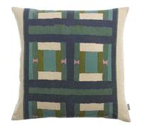 Vivaraise TAHO HOUSSE DE COUSSIN IMPRIMEE VERT DE GRIS