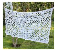 Vivarry 3x2M 3x4M 3x8M Filets De Camouflage Blancs Filet D'ombrage Extérieur Pare-Soleil pour Filet De Protection Solaire De Jardin Patio 5x8M 6x8M 8x8M 10x10M
