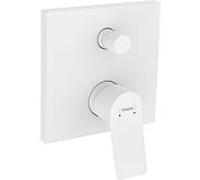 hansgrohe mitigeur bain-douche encastré, avec combinaison de sécurité intégrée, blanc mat