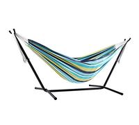 Vivere DOUBLE COTTON HAMMOCK WITH STAND (250 CM) - CAYO REEF