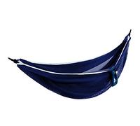 Vivere Hamac en Maille Polyester - Double - Navy/Turquoise