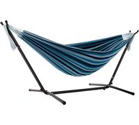 Vivere UHSDO8-34 Hamac Double avec Support Blue Lagoon 250 x109 x 104 cm Taille Unique