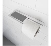 Viverso x add Porte-papier toilette avec tablette, ouvert et fixe, VA2202CR,