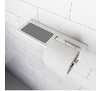 Viverso x add Porte-papier toilette avec tablette, ouvert et fixe, VA2202MW,