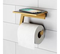 Viverso x add Porte-papier toilette avec tablette, ouvert et mobile, VA2100BG+VA2400BG,