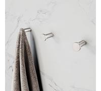 Viverso x match Crochet simple porte-serviettes de toilette, VU4000BN,