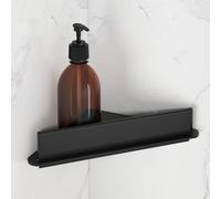 Viverso x match Étagère d’angle avec raclette de douche, VU6002MB+VU6000MB,