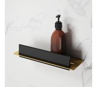 Viverso x match Tablette de douche avec raclette, VU6001BG+VU6000MB,