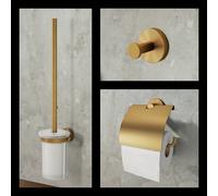 Viverso x sense Ensemble d’accessoires de salle de bains 3 en 1, VR3000BG+VR2000BG+VR4000BG,